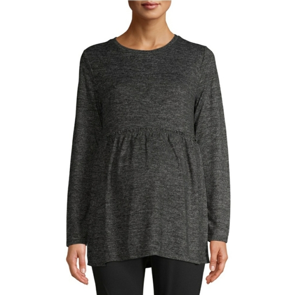 Time and Tru Maternity Long Sleeve Blouse - Picture 5 of 6